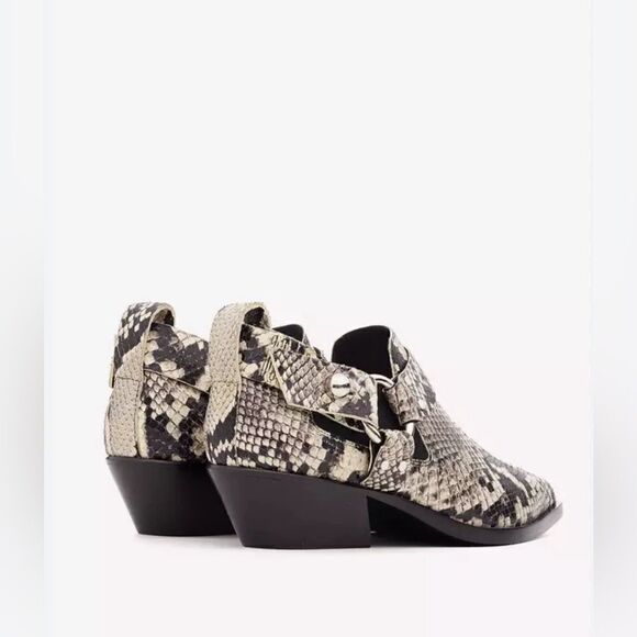 Rag & Bone Westin Harness pointy toe Boots in snakeskin leather. 40/10 New - Picture 4 of 16